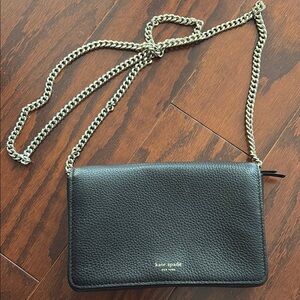 Kate Spade Black Leather Crossbody Bag
